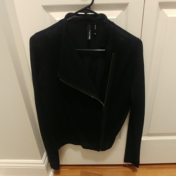 Off center zipper cardigan - Picture 2 of 4